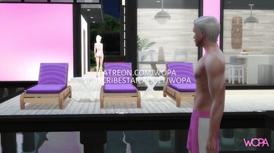 Barbie's Gangbang Orgy with Multiple Men While Ken Watches in Horror