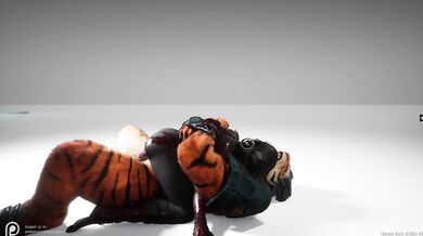 'Cannibal feasts on giant phallus and is drenched in semen'