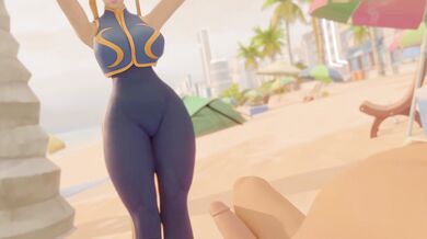 Chun-Li's Naughty Adventure with the Jelly Slime Monster