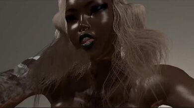 Black Futanari Muscle Mom Penetrates POV