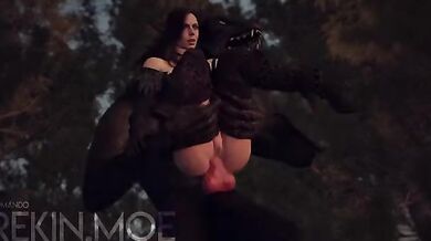 The Sexy Shape-Shifter and the Lovely Elven Seductress: A Tale of Anal Penetration and Bestiality