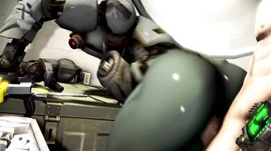 RapeLust: Fallout's Assaultron and Nate Banging