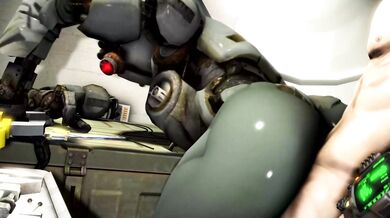 RapeLust: Fallout's Assaultron and Nate Banging