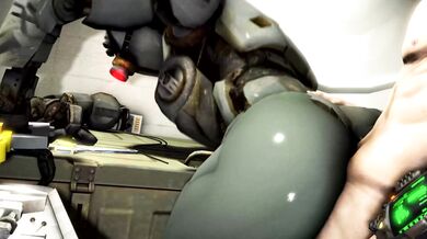 RapeLust: Fallout's Assaultron and Nate Banging