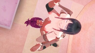 Yoruichi and Soi Fon's Milky Orgy Adventure