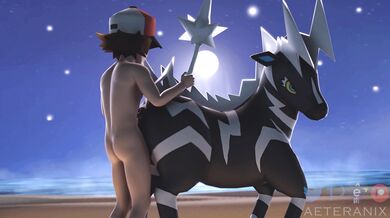 'Pleasure Pride: Zebstrika's Beach Adventure with Aetrix and SFMO%'