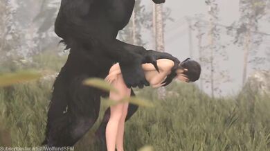 The Erotic Adventures of Lara Croft: Raped by a Werewolf