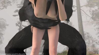 The Erotic Adventures of Lara Croft: Raped by a Werewolf