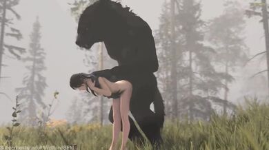 The Erotic Adventures of Lara Croft: Raped by a Werewolf