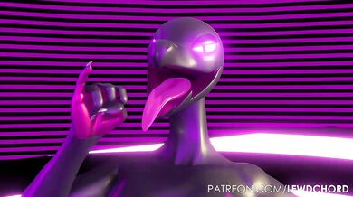 Slutty Salazzle in a Lewdchord Music Video