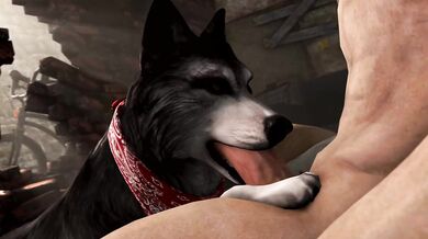 Guy Gets Fellatio from a Hairy Chick (Scruff McNutt)