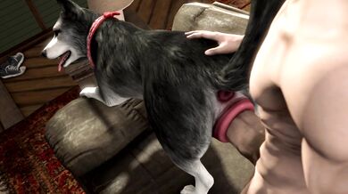 Husky Banged By Hairy Man Meat (Scrungusbungus)