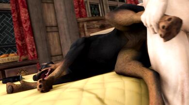 Doberman Gets Fucked by Man (Scrungusbungus)