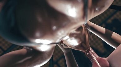 Glistening Love Juice: Wet and Wild with Bulging Senpai