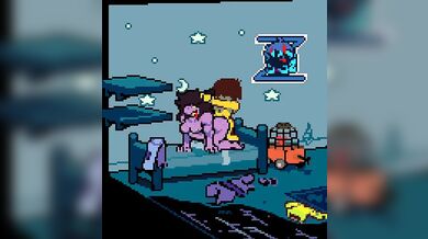 Susie's Deltafied Doggy Style with Kris from Deltarune