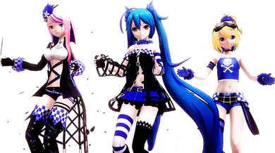 Miku, Rin, Luka's Steamy Threesome - Baam!