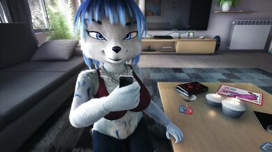 The horny phone eater, Zoe, devours your device while you watch in delight!