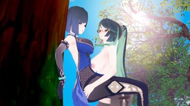 Silent Xianyun and Yelan Orgy
