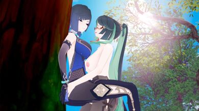 Silent Xianyun and Yelan Orgy