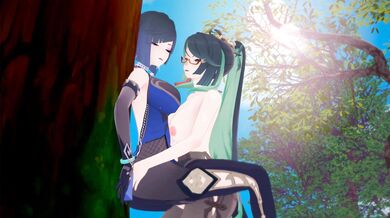 Silent Xianyun and Yelan Orgy