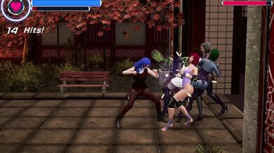 Luscious Lucia's Rough Threesome in Stage 3 with Three Superheroes from Solas City
