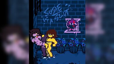 Sexual Encounter in a Dark Alley: Deltarune Fanservice