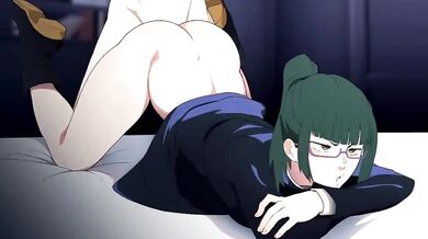 Backdoor Bitches: Maki and her Elephant Dick