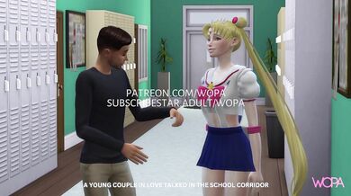 Blonde Bombshell Seduces Her Professor and Gets a DP from Two Strangers!