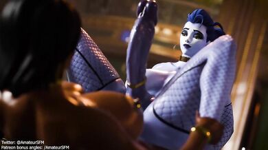 Pharah gets Pounded by Widowmaker