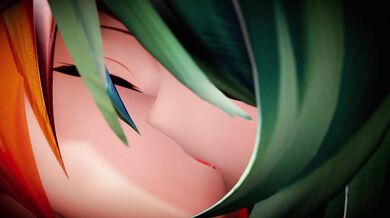 French Kissing Lesbian Vocaloids: Yuri Threesome