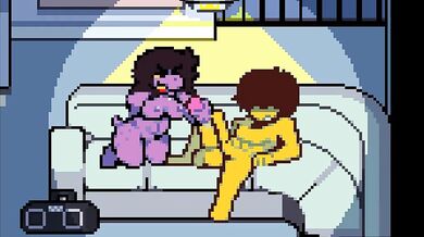 Susie's Forced Deepthroat Blowjob in Deltarune
