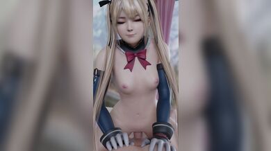 'Unbridled Hardcore Desires: Marie Rose Cowgirl Remake (Vertical)'