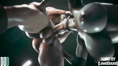 Mom's Little Secret: Claire and Jill, Two Sexy MILFs, Get Their Asses Pounded by Bob D3D with Sound Effects!