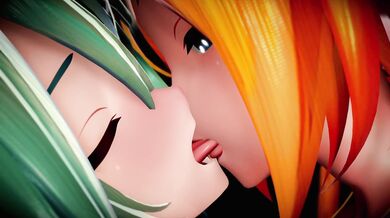 French Kissing Yuri Vocaloids 2: A Cumming of Age Tale