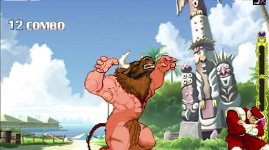 Kasumi takes on the Minotaur Team in a Wild Sex Romp