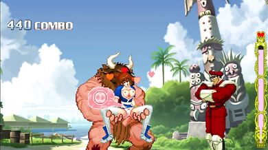 Kasumi takes on the Minotaur Team in a Wild Sex Romp