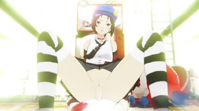 Sneaking through the TV Screen - Buxom Arts