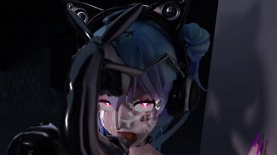 Miku Gives Double Penetration with a Dildo and a Vibrator!