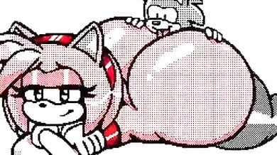 Anal-Loving Sonic Rims Amy's A-Hole [nunya84587583]
