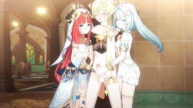 'The Hentai Adventures of Nilou and Faruzan: Double HJ Animation (4K) [Combined] by PastaPaprika'