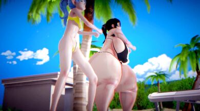 Creamy Threesome with Sultry Blonde and Brunette in Sunny California