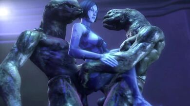 Cortana, the sexy AI Elite, takes control of her slave in Part 3. Watch as she commands him to pleasure her and fulfill all her dirty desires.