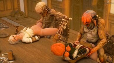 Triss And Ciri Preggo Loop With Horny Nekkers [NSFW]