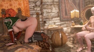 Triss and Yennefer Shagging Geralt [Infinite Repeat]
