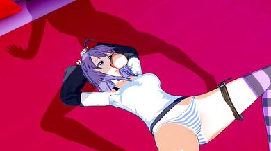 'The Lustful Vampiress Mizore Shirayuki of Rosario Vampire'