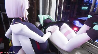 WATCH as this sexy cyborg gets her circuits fried by a horny robot in this scorching cybernetic sex scene!