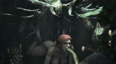 Lesbian Threesome with Triss and the Leshen [Big Tits][Hardcore Fucking]