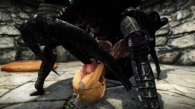 Watch this hot and sexy HENTAI video where you can see the beautiful Artoria wearing a tight latex suit as she fucks with Golbin S2 E3.