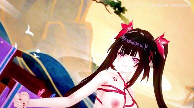 Sparkling Journey to Paradise: March Shadow's Erotic Dance of Lust