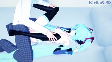 Busty Hentai MILF Vocaloid Miku - Sensual Love